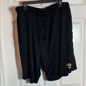Fanatics Black Athletic Men's Shorts with Jacksonville Jaguars Logo Size 4XL
